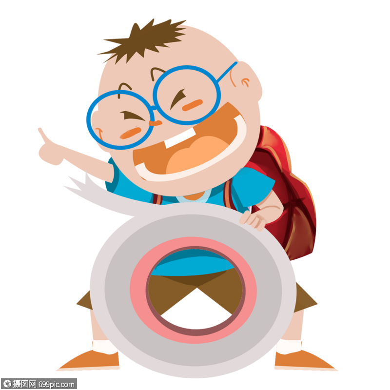 卡通小孩小男孩可爱