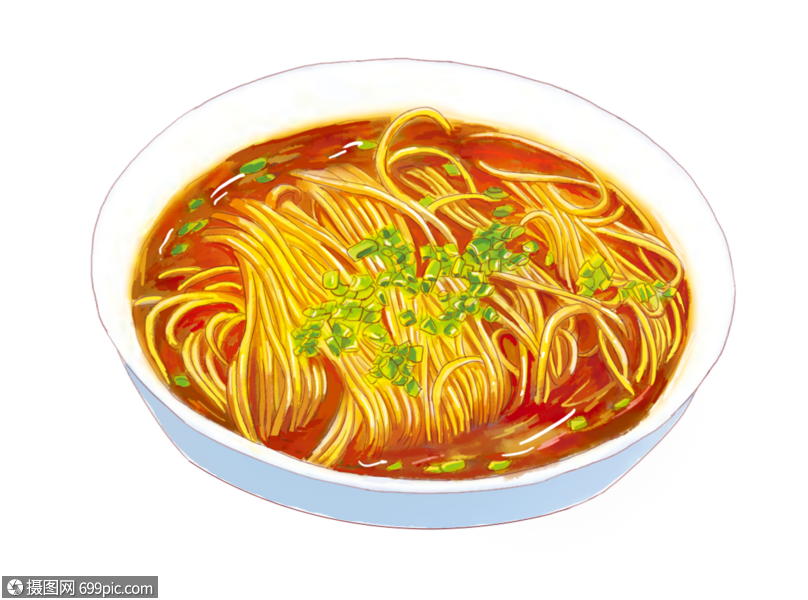 免抠元素 手绘/卡通元素 美食汤面.png