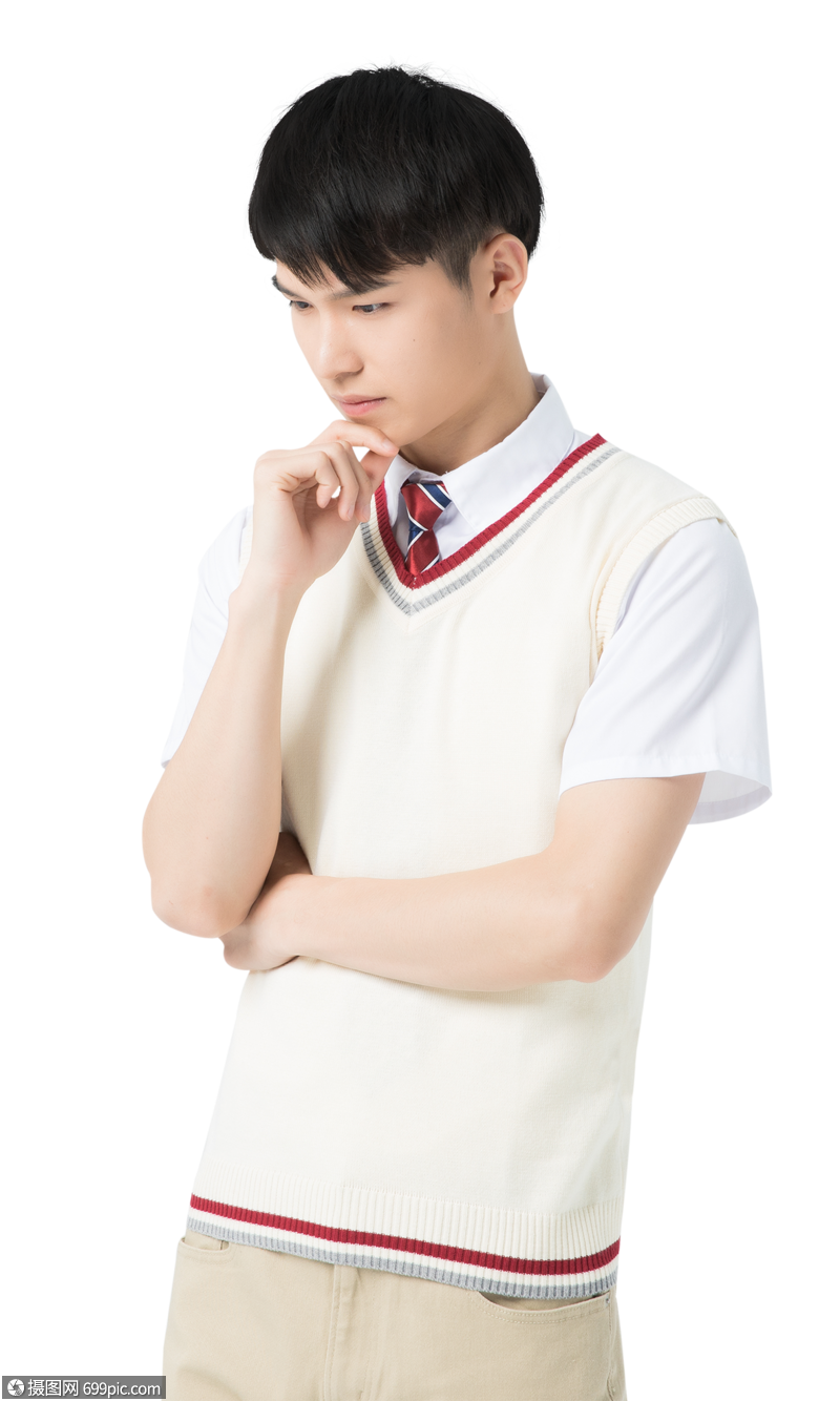 教育男性人像形象学生