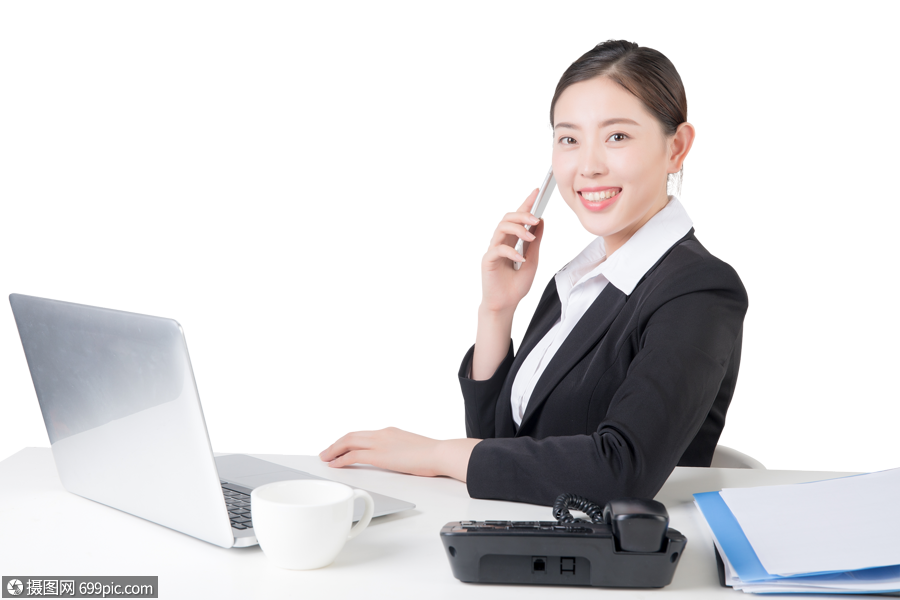 商务女性客服形象照