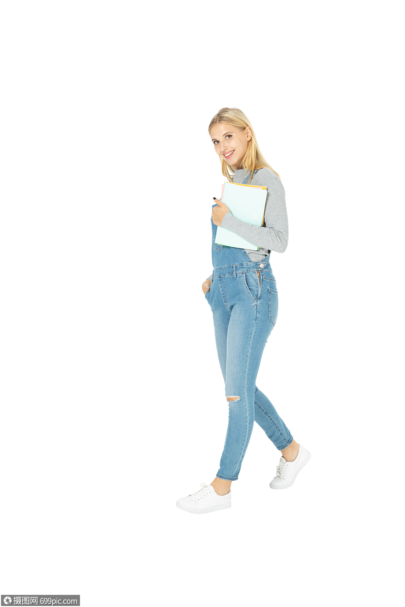 外国美女行走女同学模特