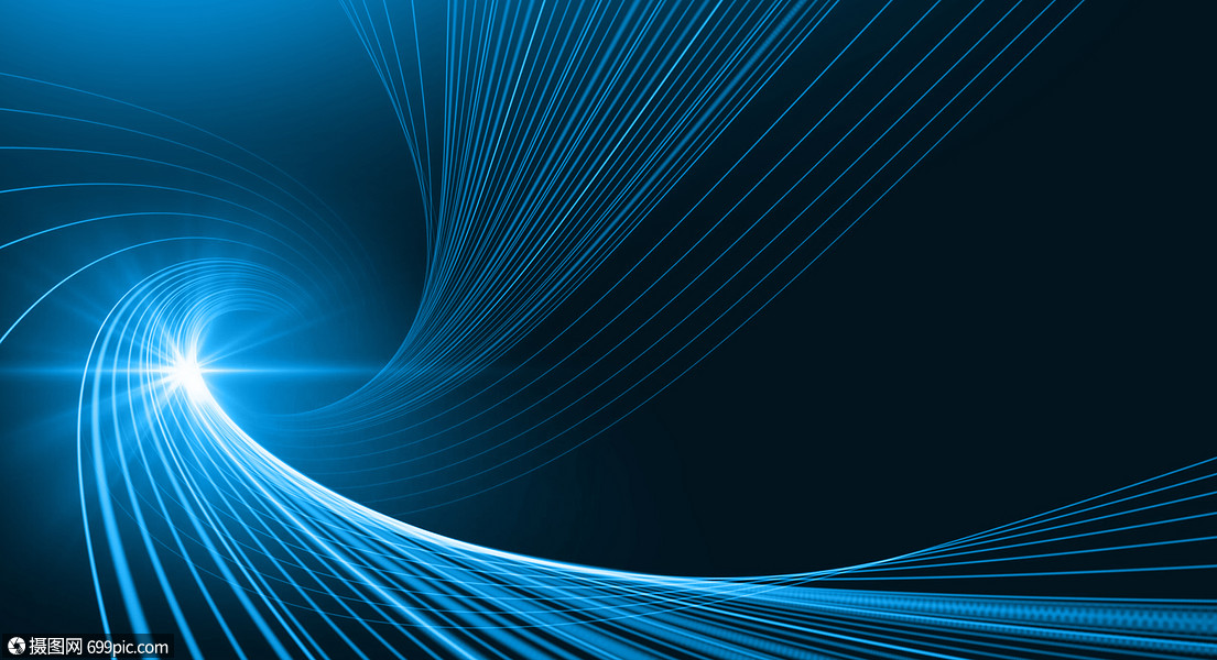 科技空间场景海报背景色彩