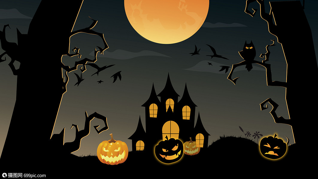 万圣节鬼节万圣节背景