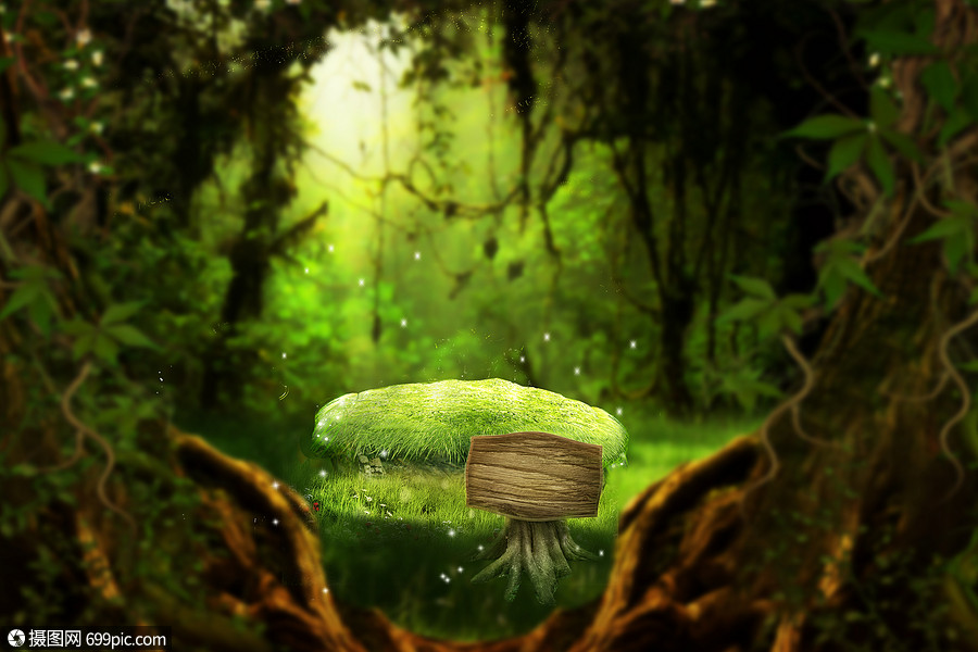 梦幻森林科幻奇幻图片