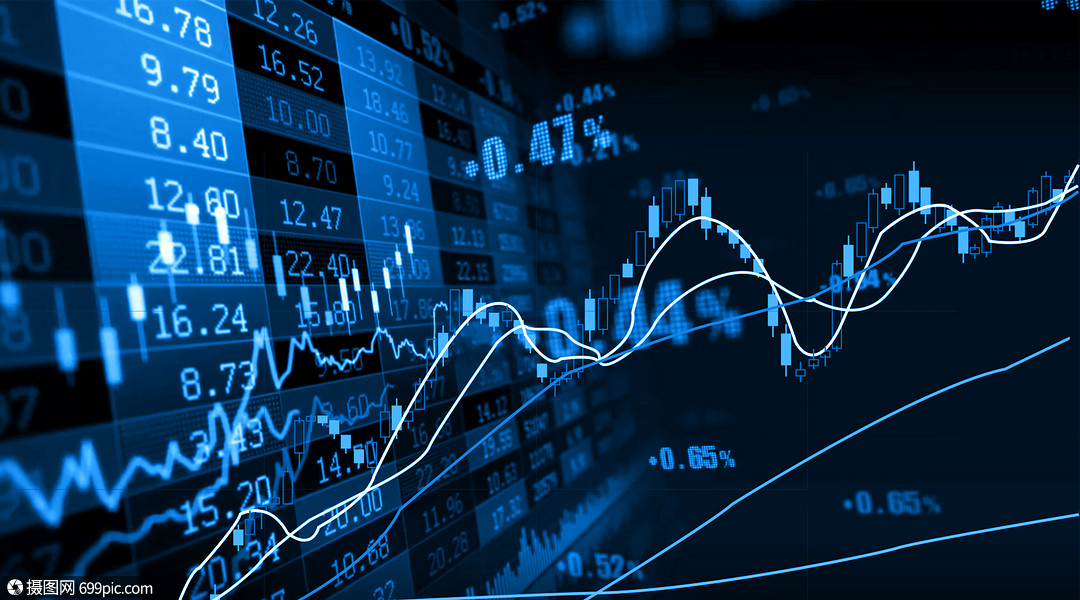 股市背景海报背景色彩