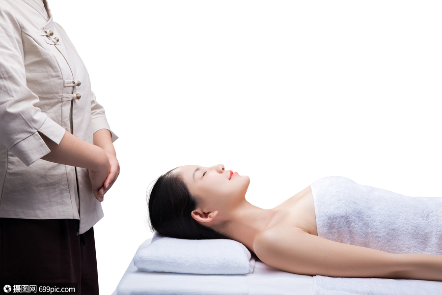 免抠元素 免抠人像 中医养生 养生spa甜美美女准备做按摩.png