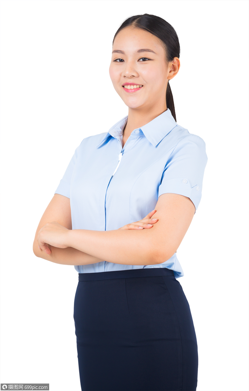 商务女性形象手势