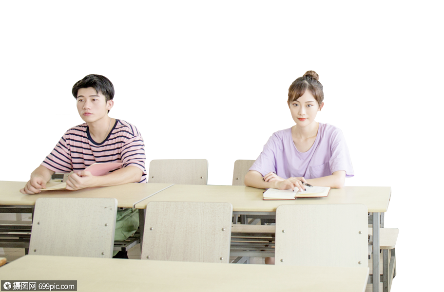 学生校园生活同桌图片