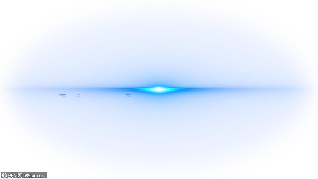 光蓝色光刺眼炫光元素