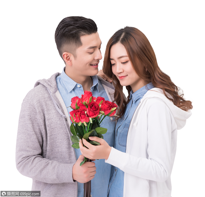 情人节送玫瑰花表白