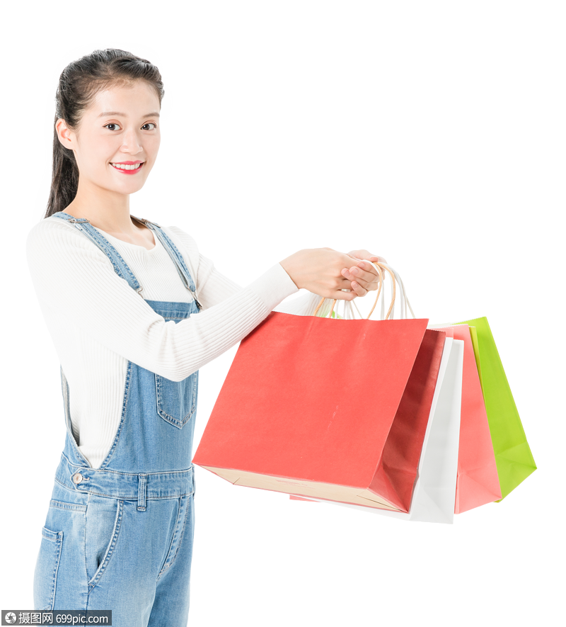 青春大学生购物