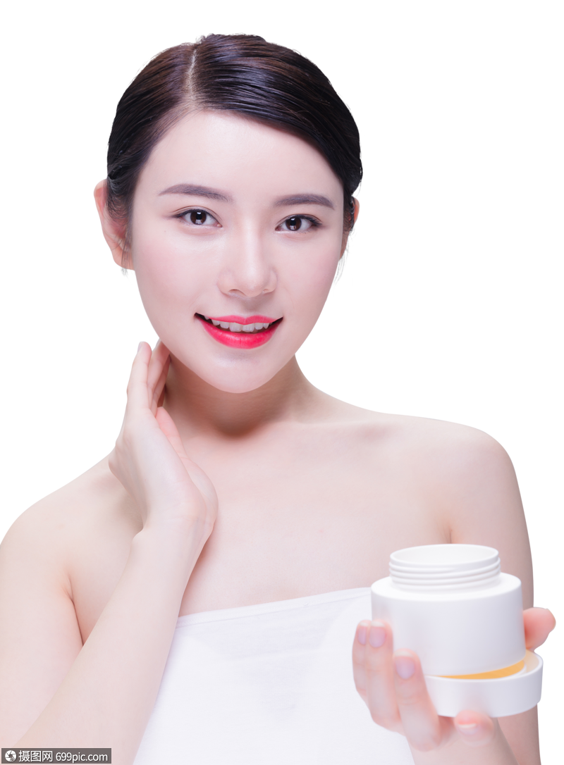 美女护肤人物真人图片