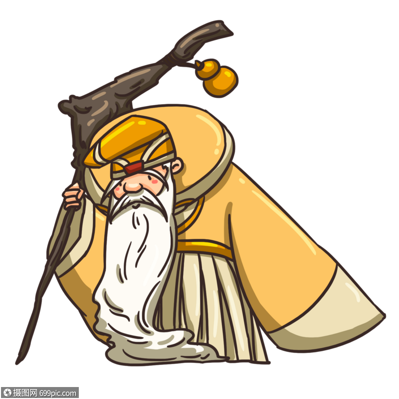 戴帽子的土地公