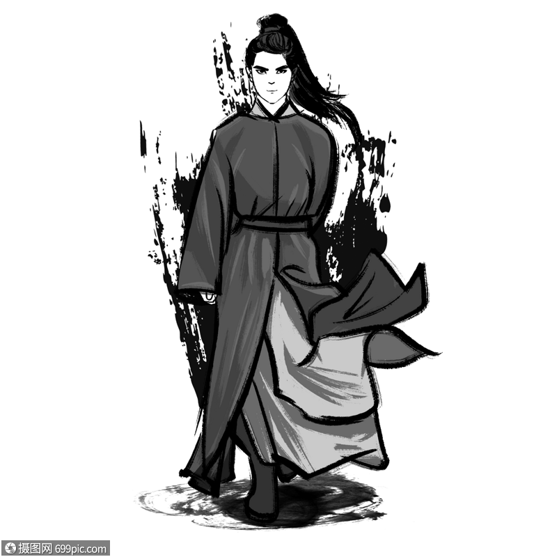 水墨武侠大侠情怀水墨江湖