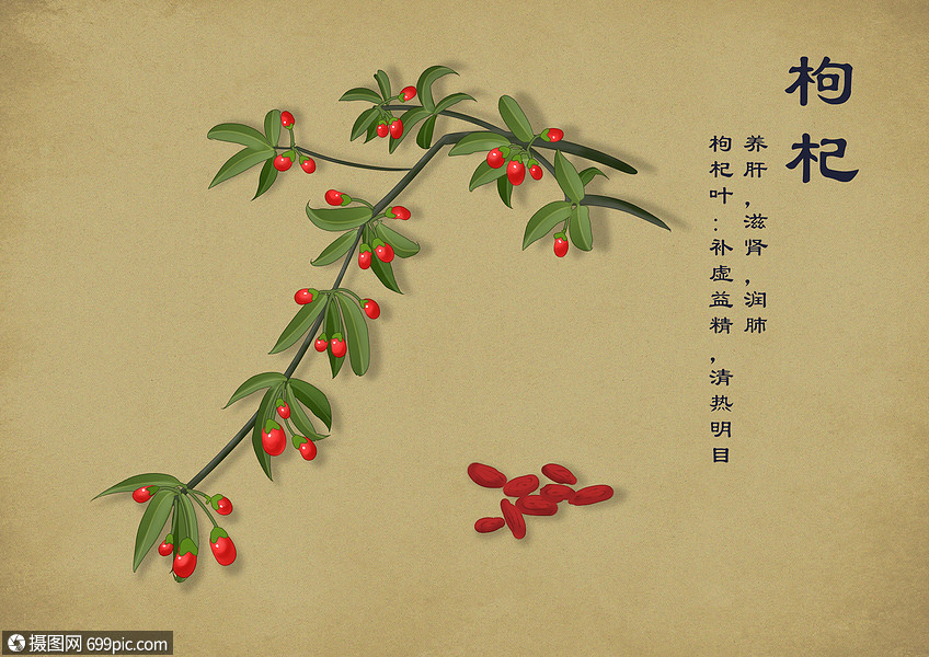 中药手绘海报治病图片