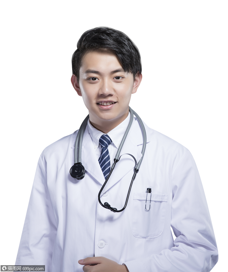 青年男性医生真人人物