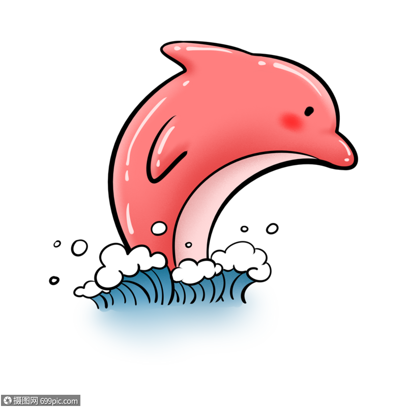 手绘/卡通元素 海豚.png