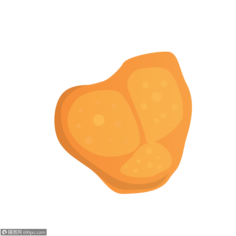 食材类卡通手绘风鸡块