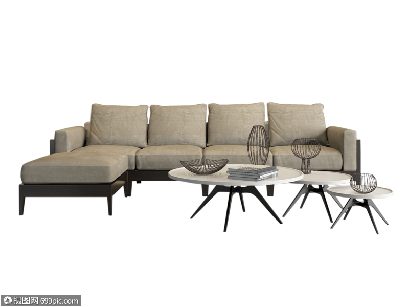 沙发桌子免抠素材图片