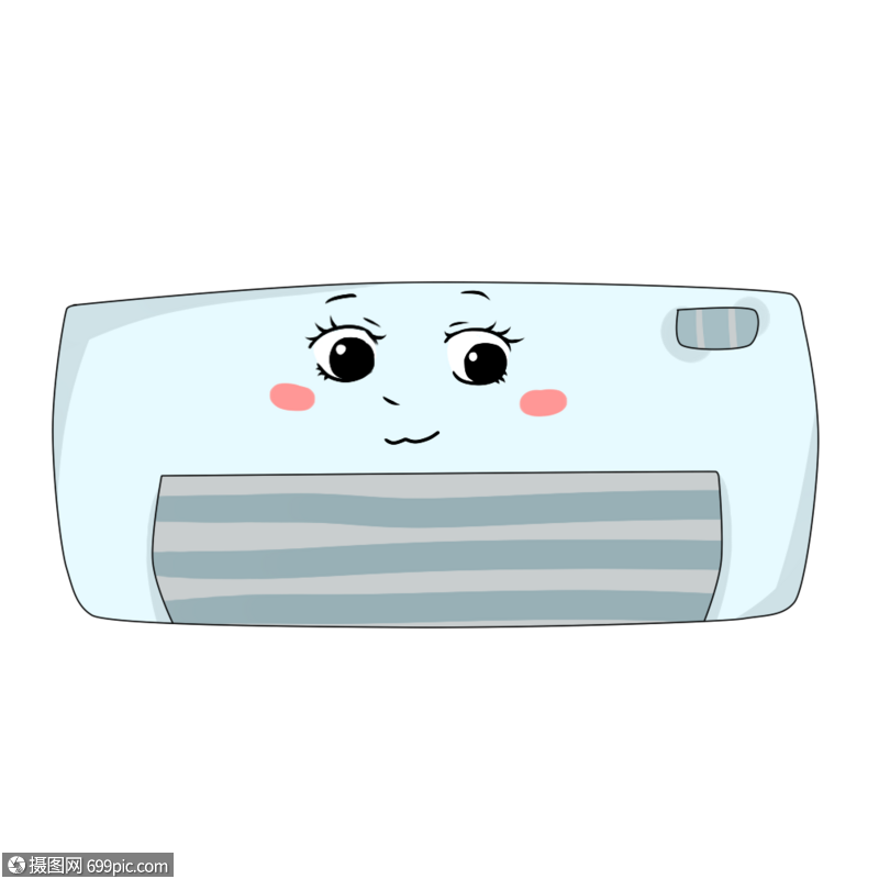 手绘/卡通元素 空调.psd