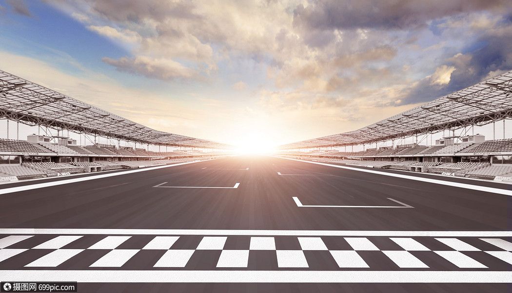 创意背景 汽车交通 炫酷赛道场景.psd