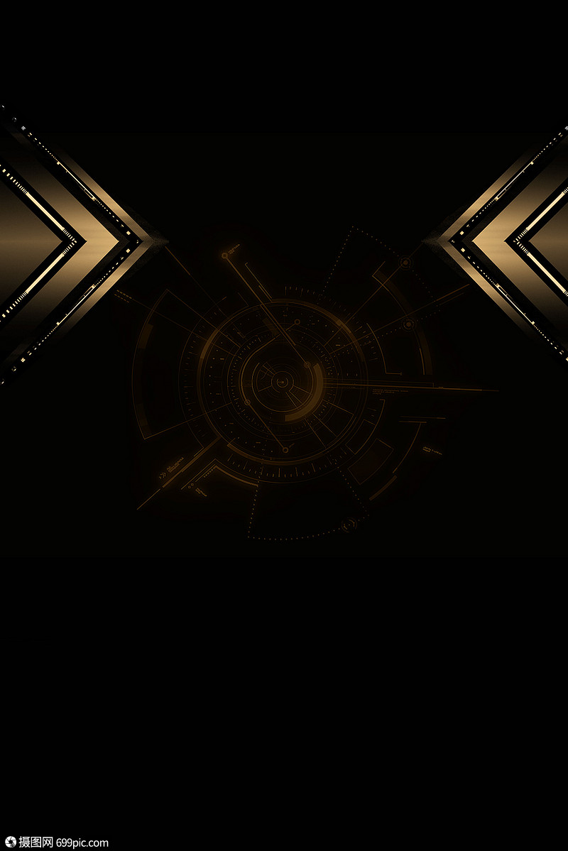 大气黑金背景商务高端