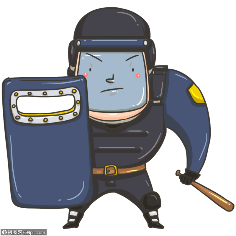 防暴警警察警车高清图片素材