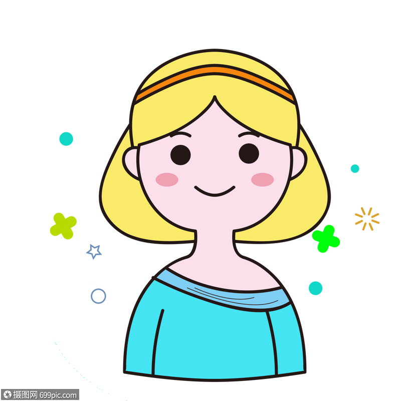 外国人头像女孩可爱
