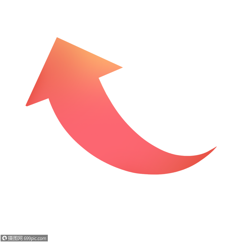 图标元素 渐变色箭头.psd