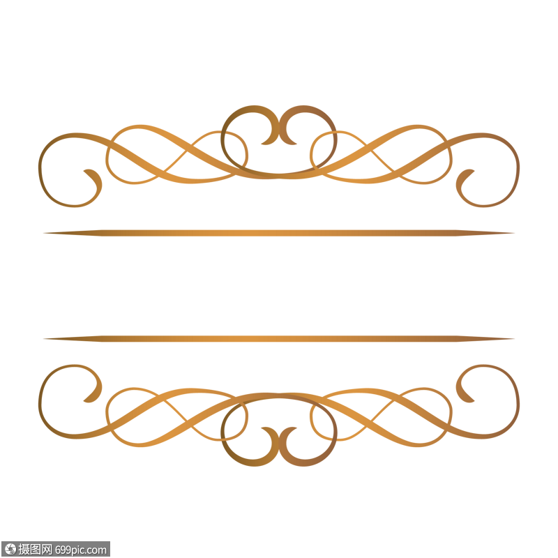 欧式大气边框矢量素材
