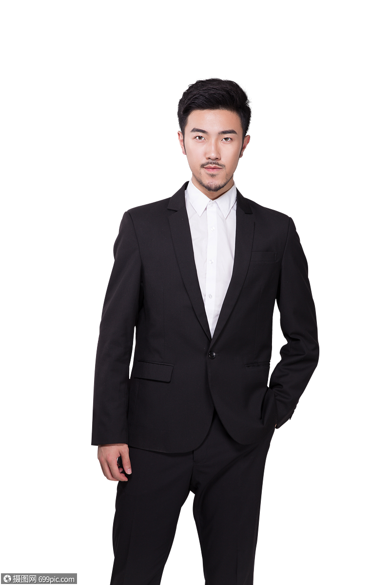 商务男士西装形象照