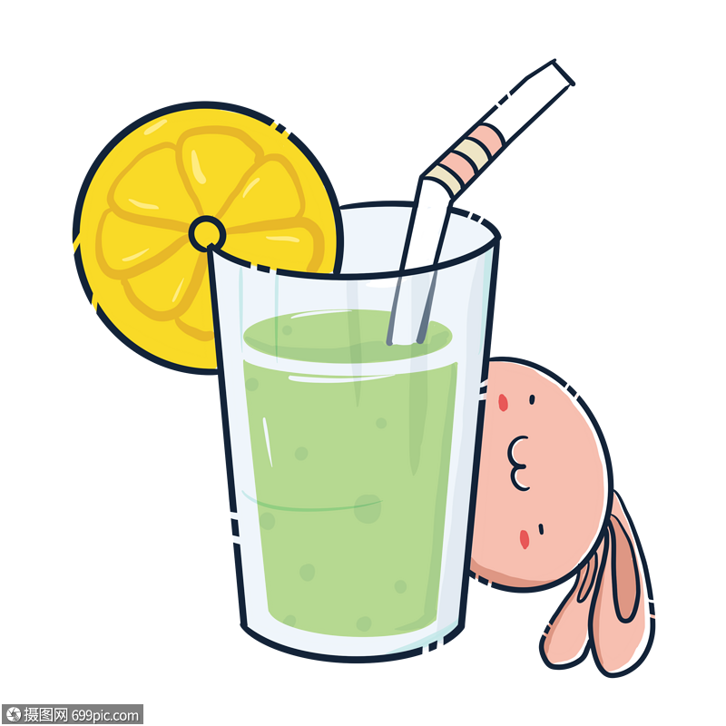 饮料好喝卡通高清图片素材