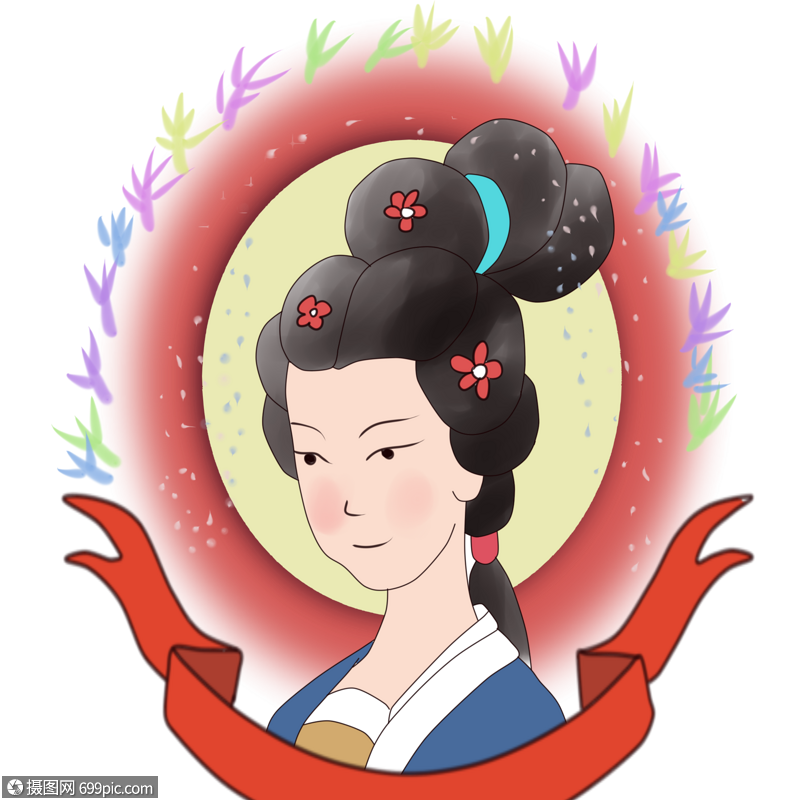 唐代美女唐朝侍女古人