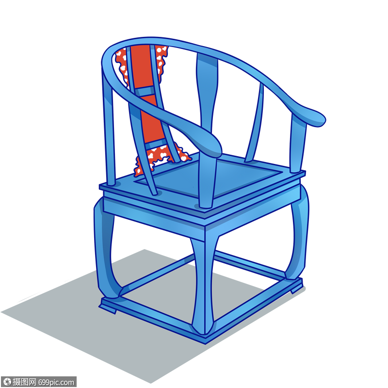 椅子木椅手绘椅子图片
