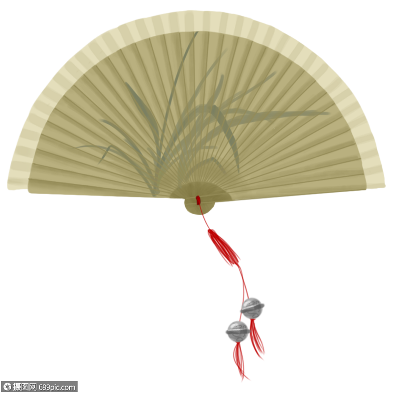 扇扇子古风高清图片素材