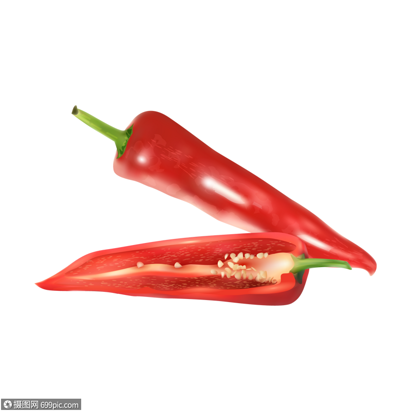 免抠元素 手绘/卡通元素 矢量辣椒.ai
