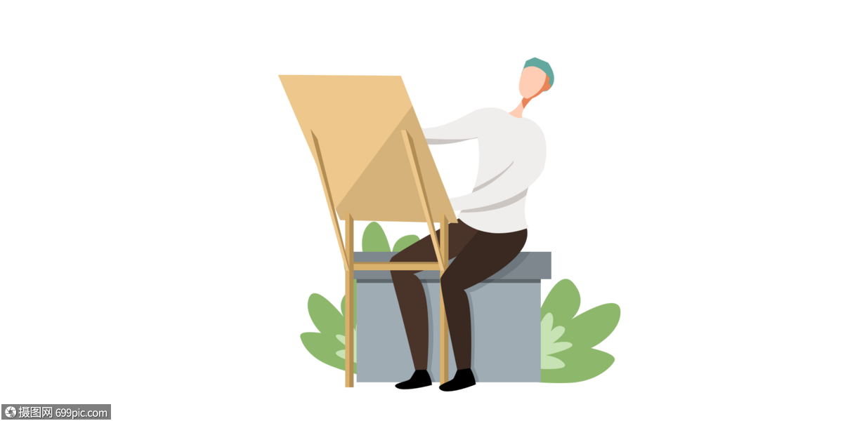 免抠元素 手绘/卡通元素 国潮人物 画图艺考学生人物.psd