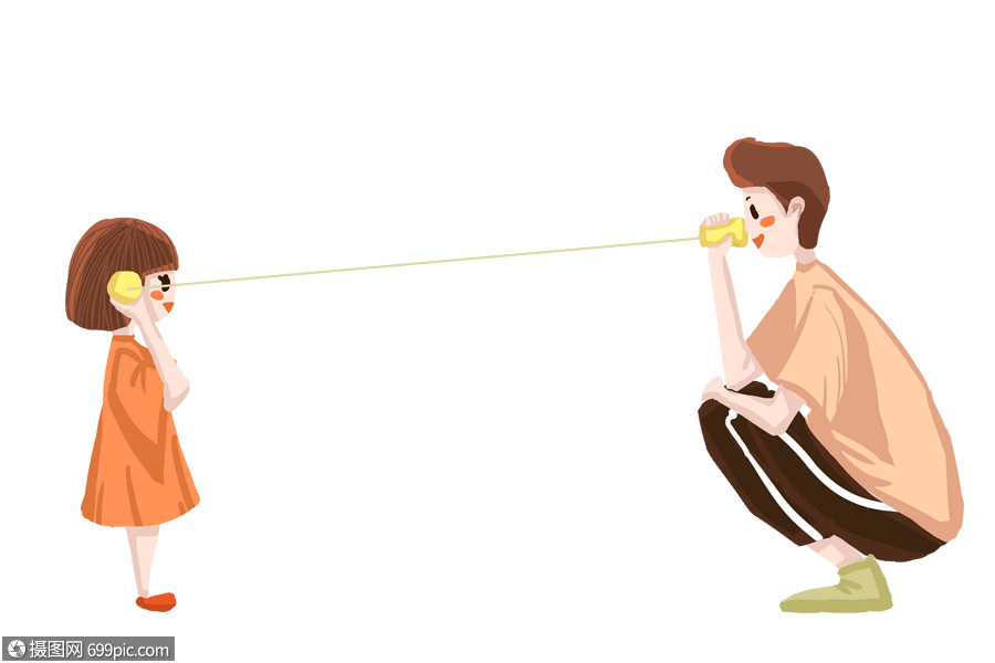 玩纸杯电话传声筒