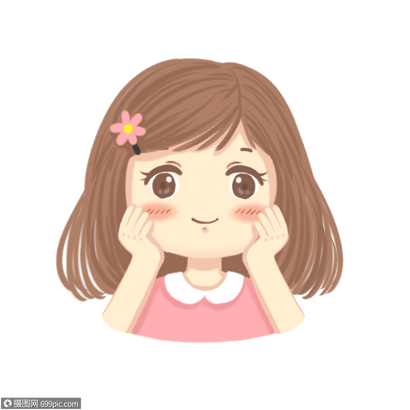 可爱小女孩头像卡通人物卡通头像