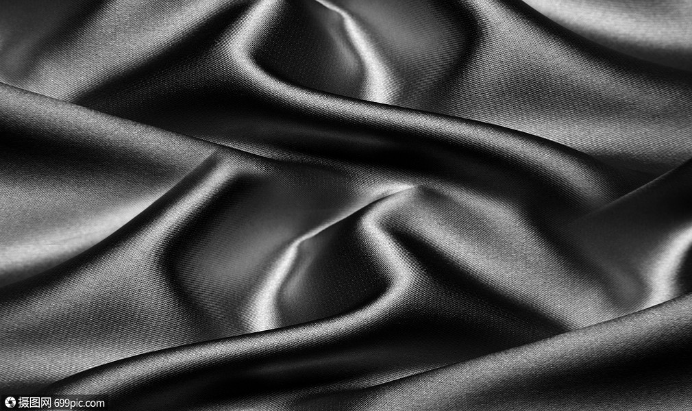 黑色色丝绸背景