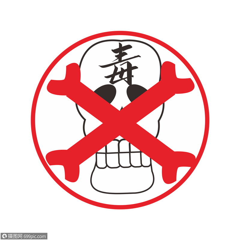 禁毒高清矢量素材禁毒海报素材骷髅头