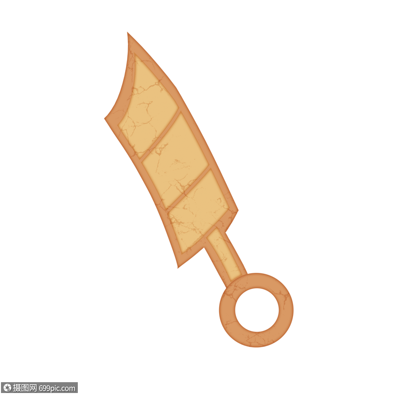 手绘卡通世界博物馆日古董刀币