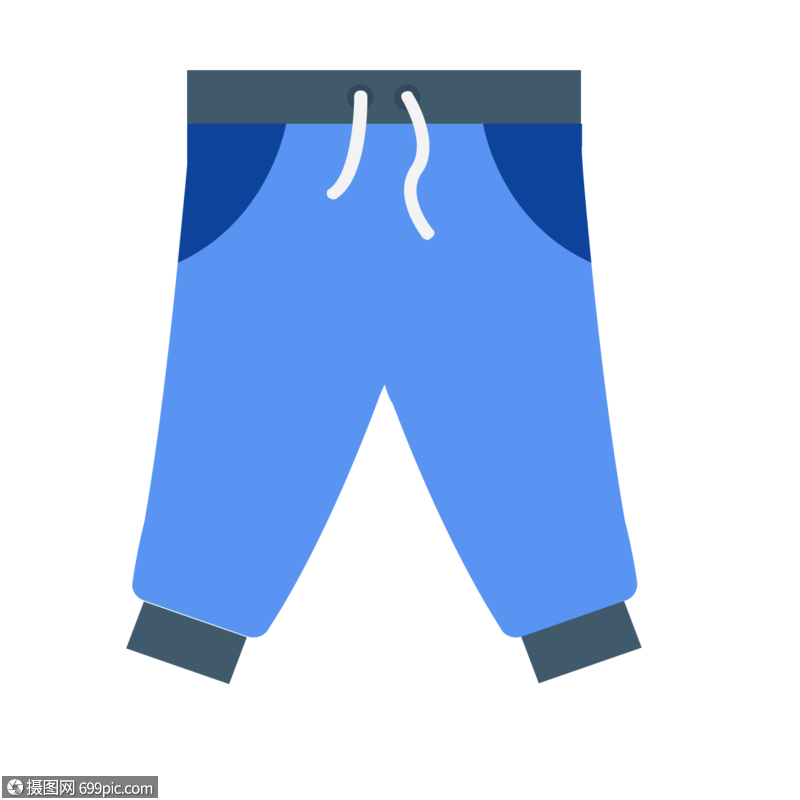 裤子图标免抠矢量插画素材