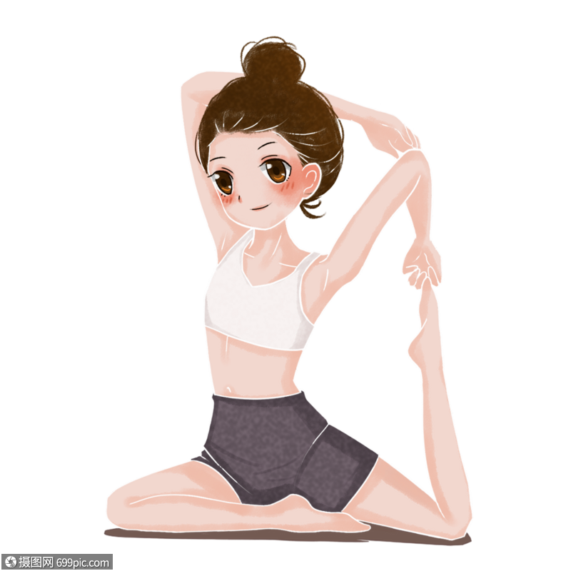瑜伽女孩