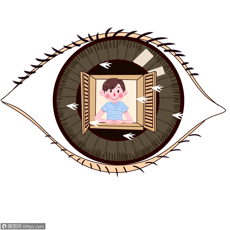 心灵之窗窗户视力图片