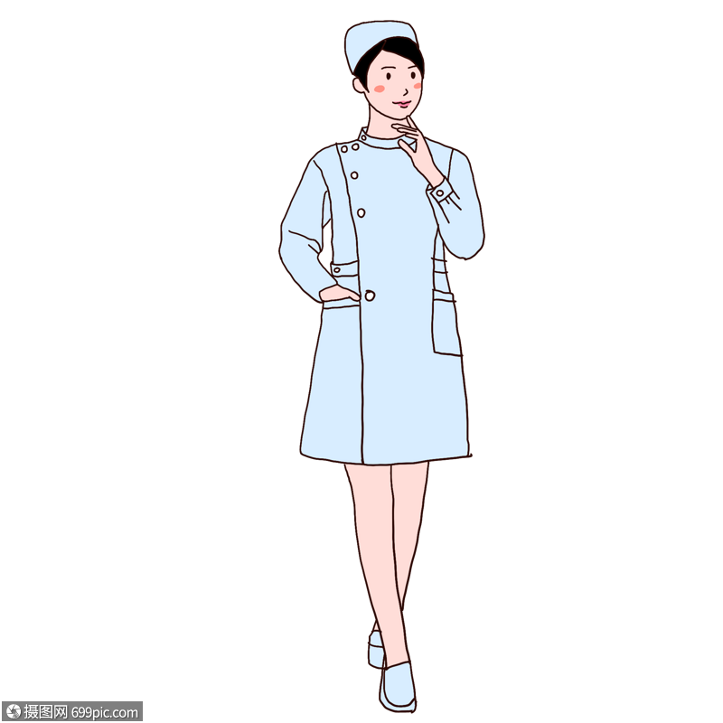 手绘护士