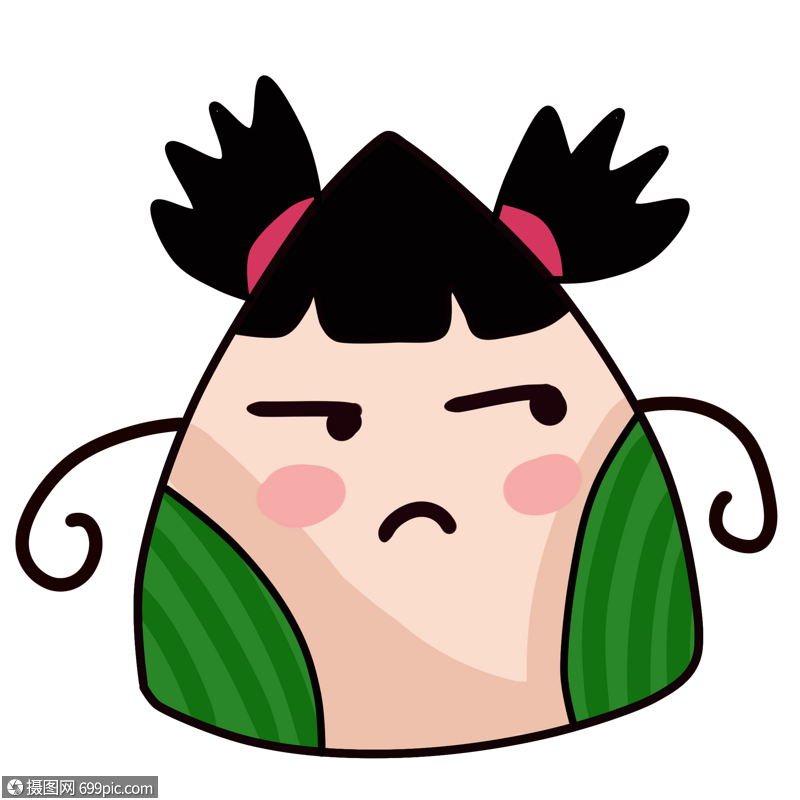 粽子表情包卡通粽子可爱粽子