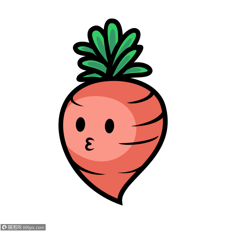 手绘/卡通元素 萝卜.ai