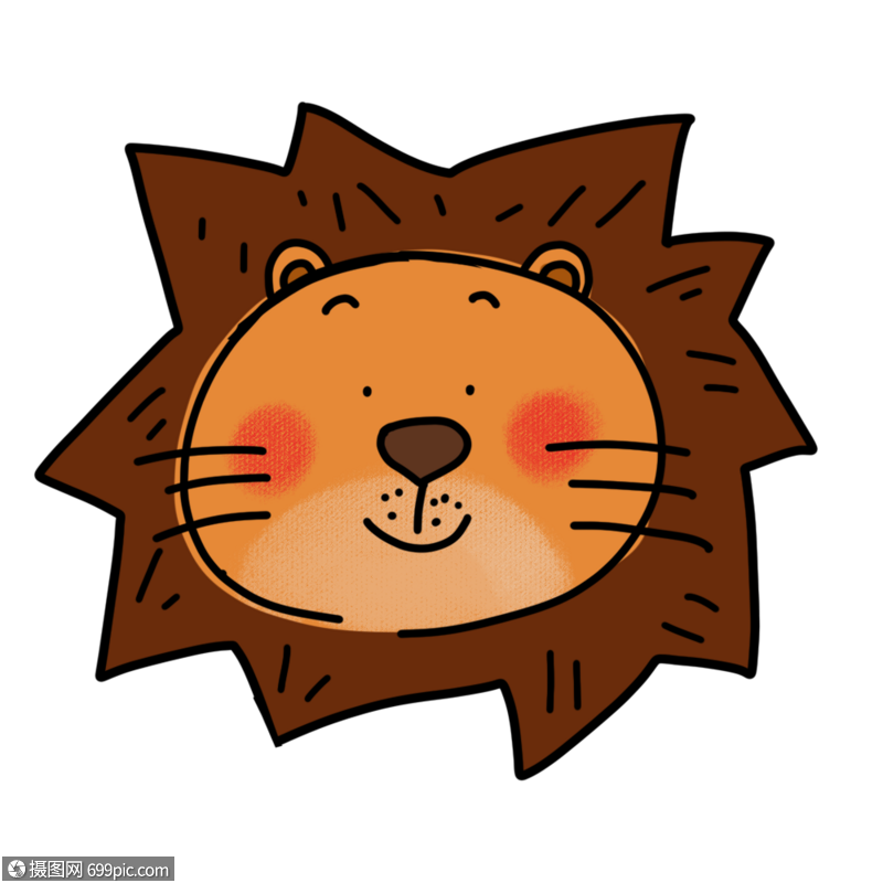 狮子头像小头像百兽之王