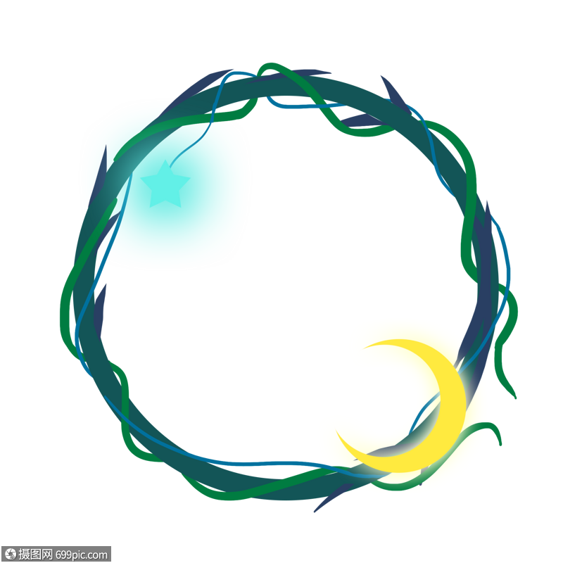 圆框头像框圆形边框